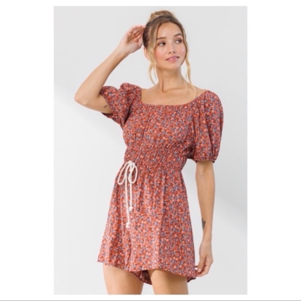 New Adorable Boho Floral Summer Romper